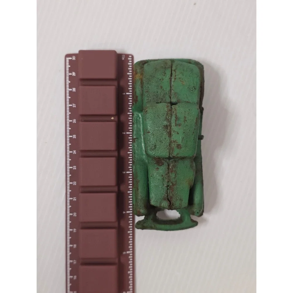 Unbranded Antique Take Apart Car Small Green Fair Cast Iron Coupe